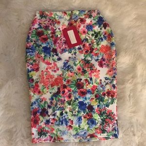 Floral skirt